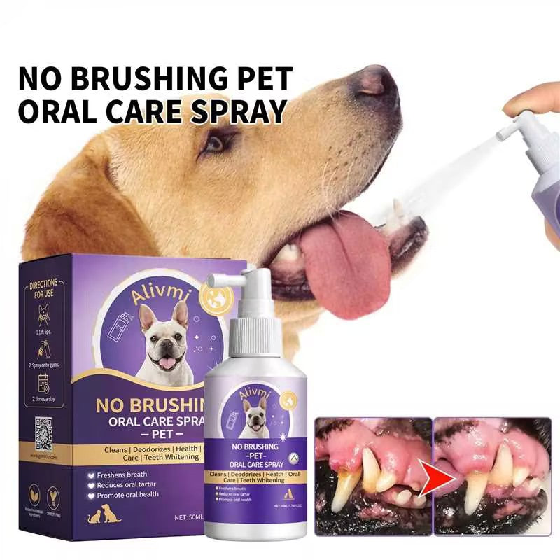 🍃No-Brushing Oral Care Spray for Dogs & Cats