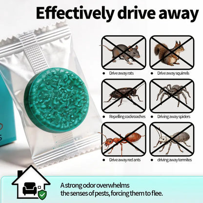 12-Pack Rodent Deterrent Balls for Home Kitchen Effective Pest Control Solution