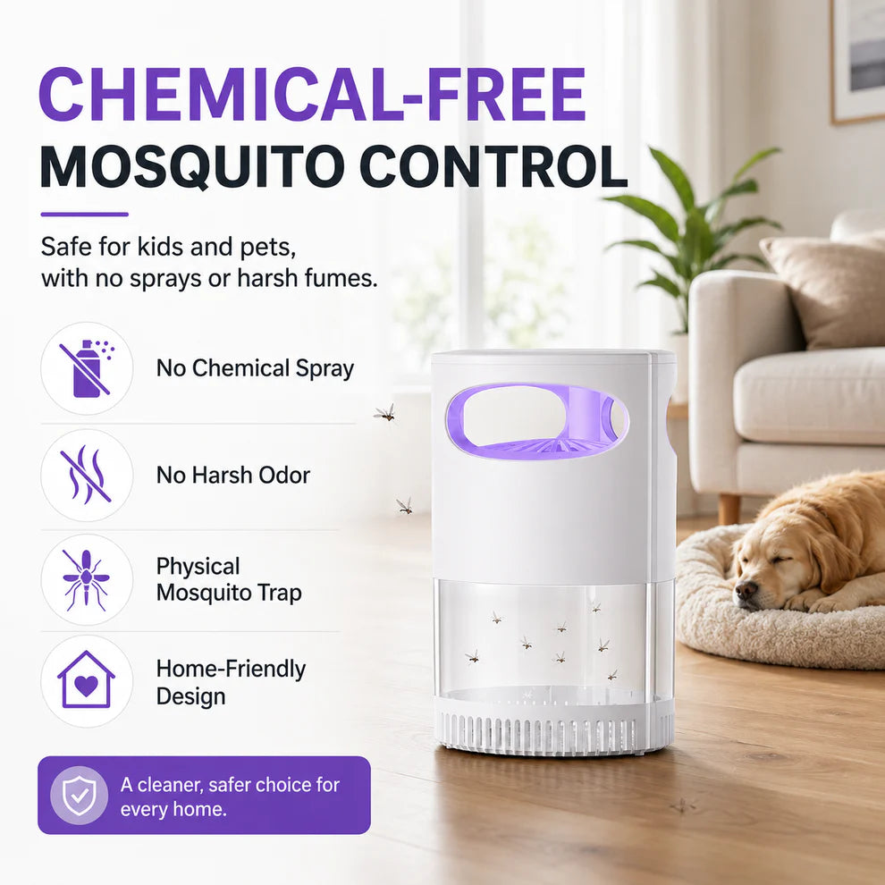 🦟 50% OFF! UV Mosquito Killer Lamp – quiet, USB, chemical-free. 50K+ sold! 🔇🌙