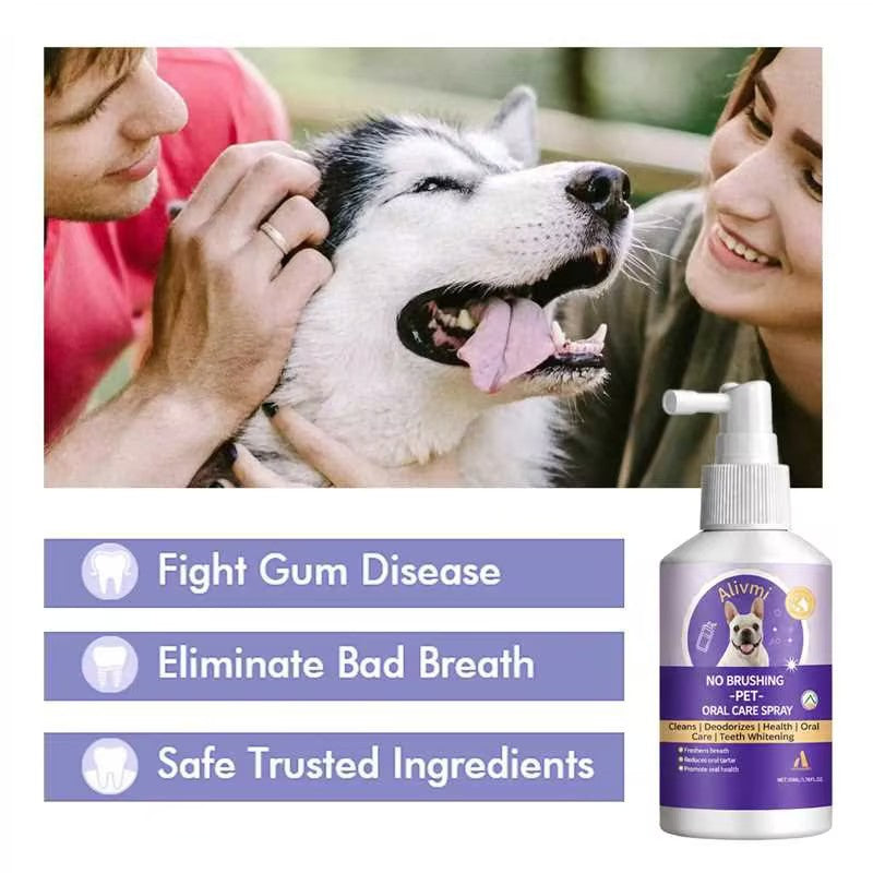 🍃No-Brushing Oral Care Spray for Dogs & Cats