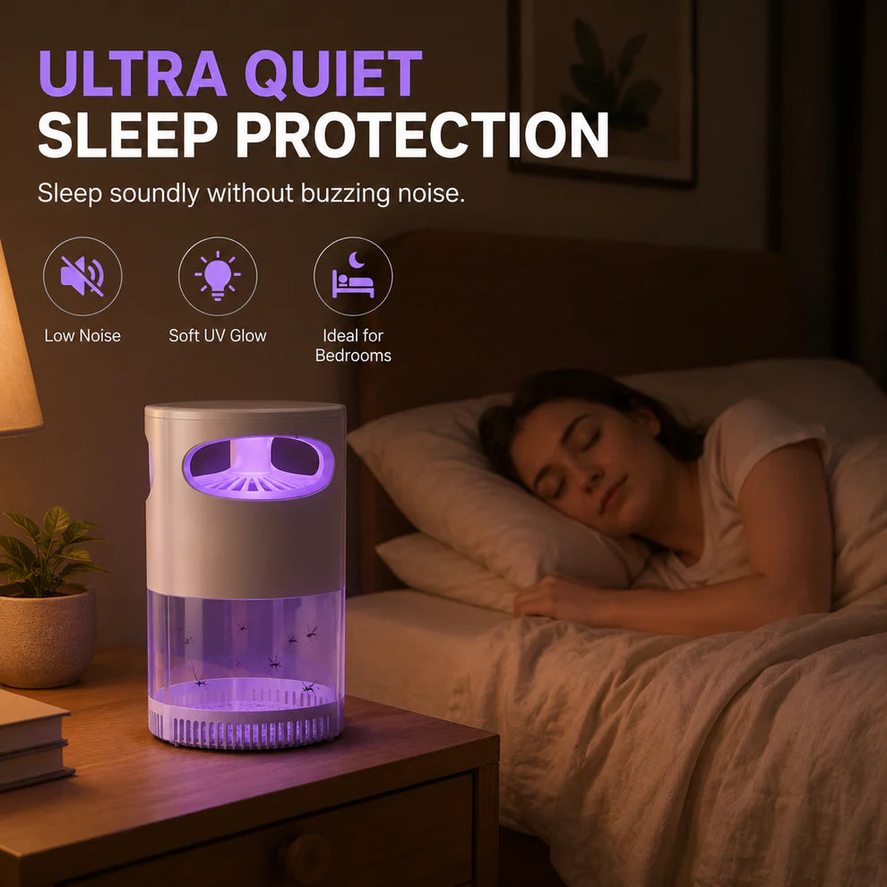 🦟 50% OFF! UV Mosquito Killer Lamp – quiet, USB, chemical-free. 50K+ sold! 🔇🌙