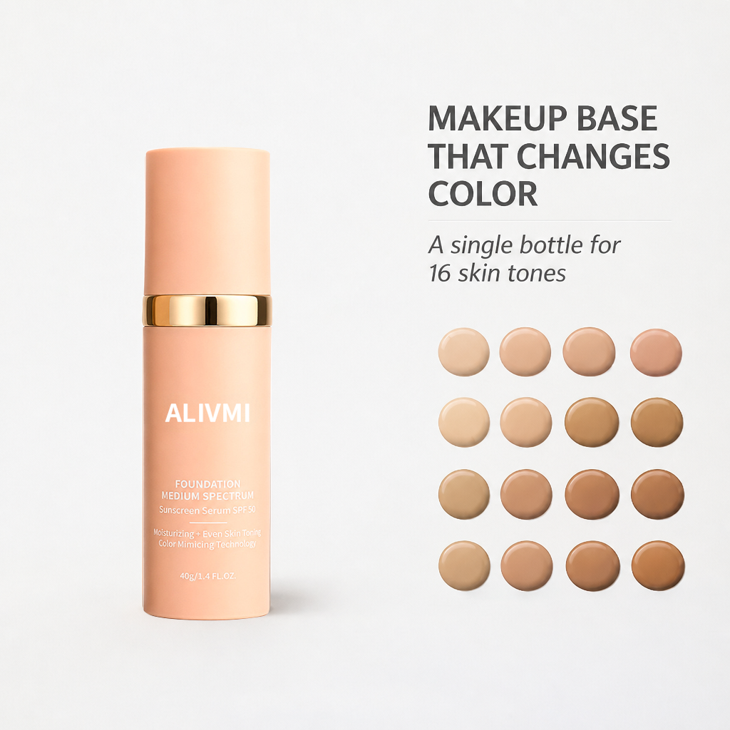 Anti-Aging Foundation SPF 50 – Adapts to Your Skin Tone