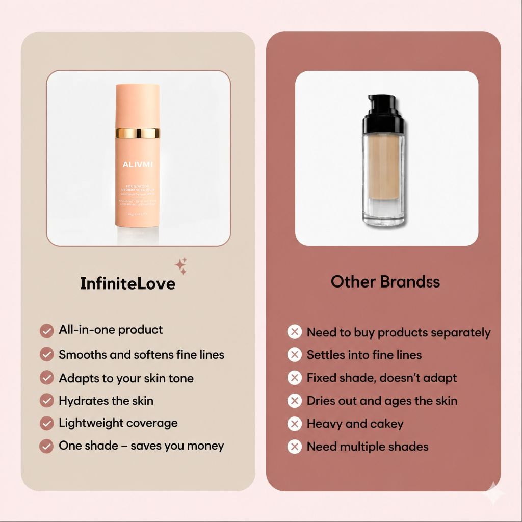 Anti-Aging Foundation SPF 50 – Adapts to Your Skin Tone
