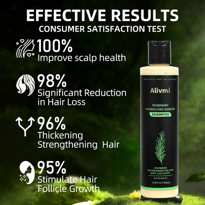 🔥LAST DAY 50% OFF - 🌿Alivmi Organic Rosemary Hair Growth Shampoo