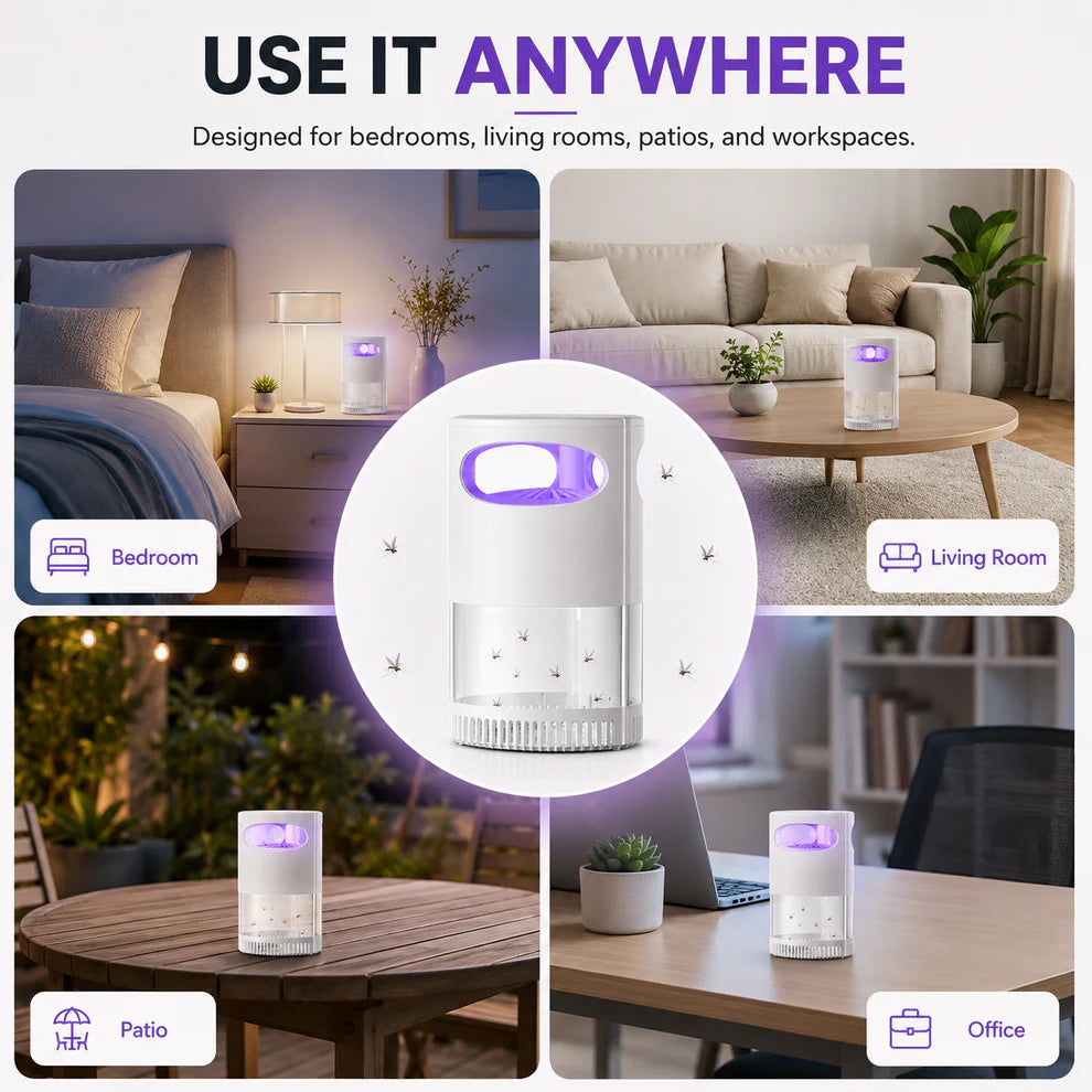 🦟 50% OFF! UV Mosquito Killer Lamp – quiet, USB, chemical-free. 50K+ sold! 🔇🌙