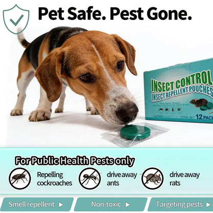 12-Pack Rodent Deterrent Balls for Home Kitchen Effective Pest Control Solution