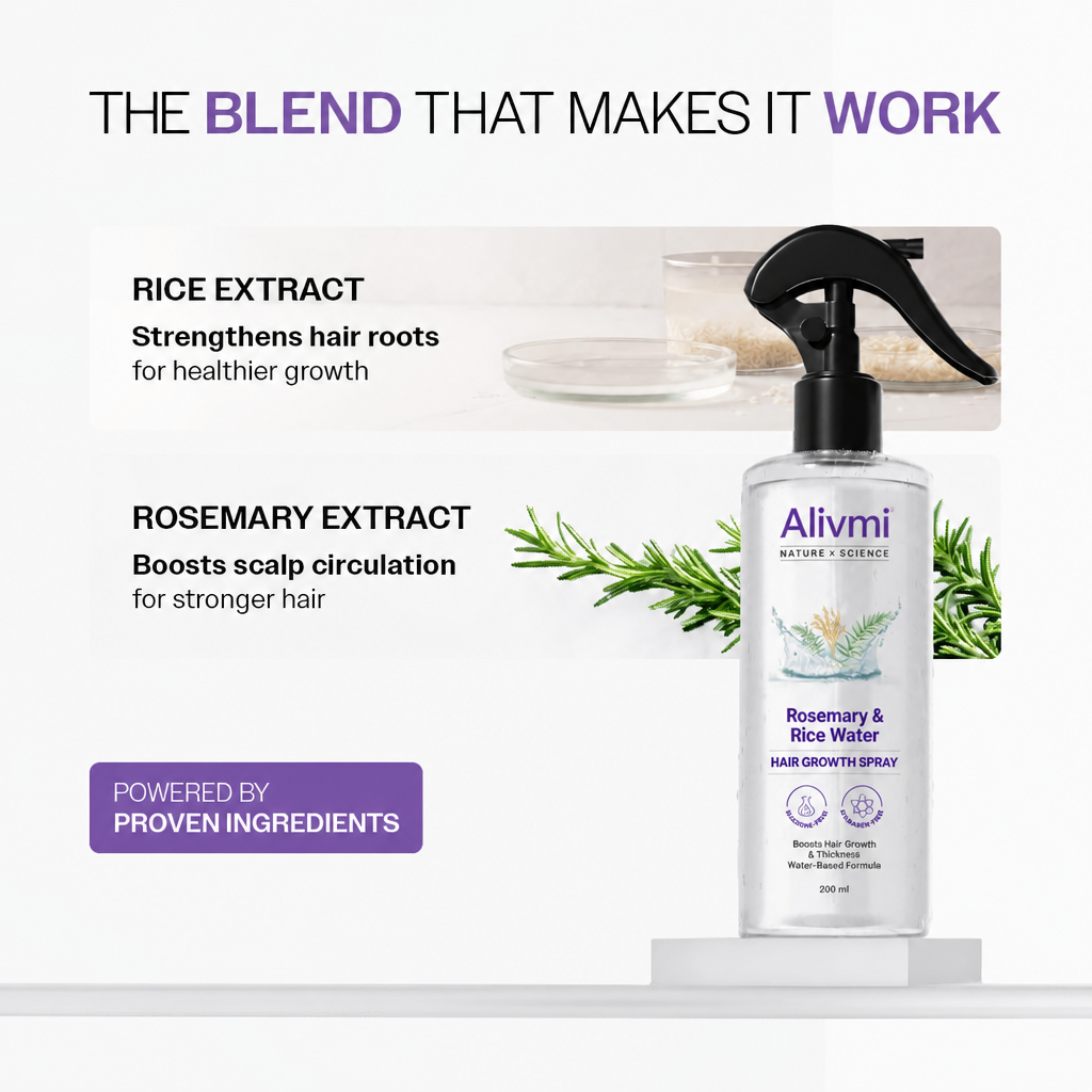 🌿Alivmi Organic Rosemary Hair Growth Shampoo