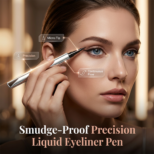 🖊️ LIMITED-TIME BUY 1 GET 1 FREE! ✨Precision Liquid Eyeliner – Waterproof, Smudge-Proof, Micro-Fine Tip 👁️